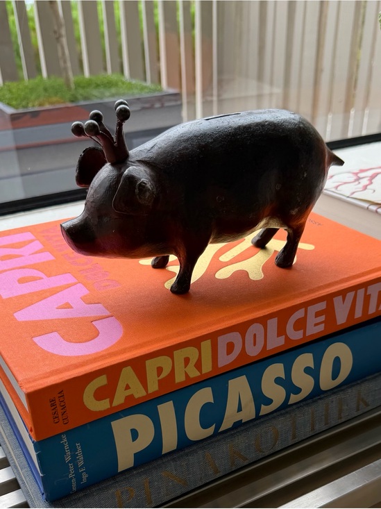 Jan Barboglio Other - VERY RARE Jan Barboglio Crowned Pig Bank